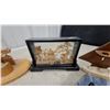 Image 6 : Wooden String Art Sailboat Sculptures, Painted Totem Pole, Miniature Desk, and More