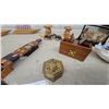 Image 9 : Wooden String Art Sailboat Sculptures, Painted Totem Pole, Miniature Desk, and More