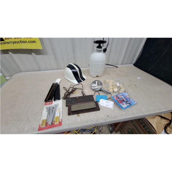 Sharpening Stone Helmet, newPump Sprayer, and More