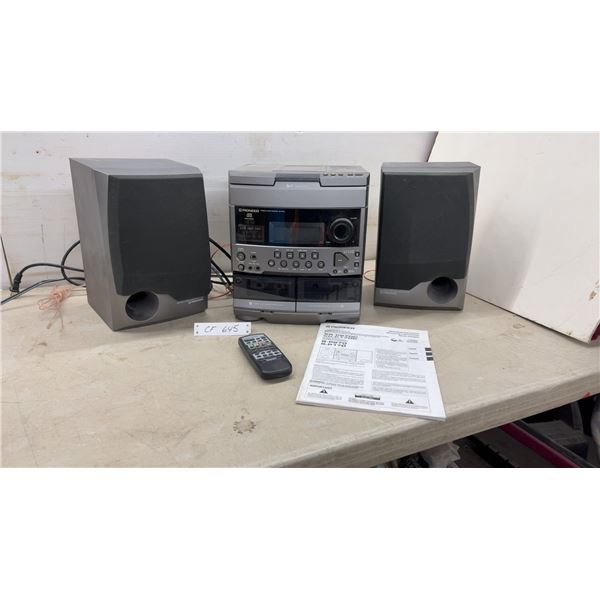Pioneer XR-P170C Stereo CD Deck Receiver with S-P170 Speakers, Remote, and More