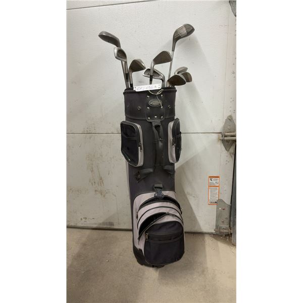 Knight Golf Bag with Momentum Irons, PowerBilt Wood, Wilson Putter, and More