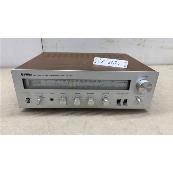 Yamaha Natural Sound Stereo Receiver CR-200, 117 Volts, 100 Watts, Serial No. 501161