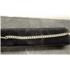 Image 3 : Platinum-Plated 7.0mm Cuban Link Bracelet, Adjustable 7" - 8.5" Long