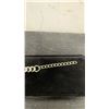 Image 5 : Platinum-Plated 7.0mm Cuban Link Bracelet, Adjustable 7" - 8.5" Long
