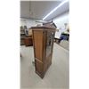 Image 5 : Walnut Krug Glass Door China Cabinet 74 x 30 x 15"