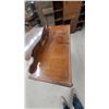 Image 4 : Vintage Art Deco Waterfall Style Three-Drawer Dresser with Mirror on Casters 65 x 37 x 17"