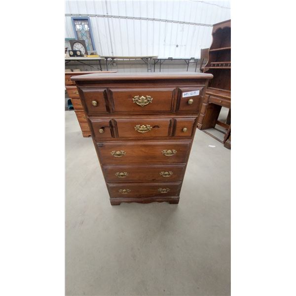 Chest of Drawers with Brass Hardware 46 x 28 x 16"