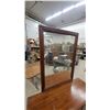 Image 5 : Traditional Pine 6 Drawer Dresser 31 x 44 x 16" with Mirror 28 x 40" and Brass Hardware