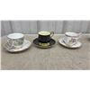 Image 2 : Collection of Twelve Vintage Bone China Teacup and Saucer Sets