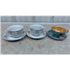 Image 8 : Collection of Twelve Vintage Bone China Teacup and Saucer Sets