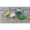 Image 5 : Assorted Vintage Ceramic Creamers, Sugar Bowls with Floral Patterns and More