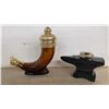 Image 6 : Avon Collectible Decanters Including Wild Country Pipe, Derringer Pistol, Gavel, and More