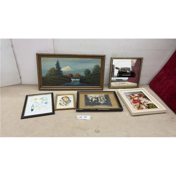 Framed Pictures, Vintage Photos, and More, Largest 14 x 26"