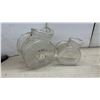 Image 4 : Vintage Clear Pressed Glass Kitchenware, Pitchers and More