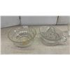Image 6 : Vintage Clear Pressed Glass Kitchenware, Pitchers and More