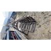 Image 1 : Heavy-Duty Fabricated Bale Grapple or Manure Fork Attachment for Front-End Loader 84" Wide