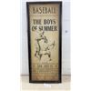 Image 1 : Framed Baseball "The Boys of Summer" Vintage-Style Ticket Canvas Wall Art, 43 x 18"
