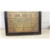Image 3 : Framed Baseball "The Boys of Summer" Vintage-Style Ticket Canvas Wall Art, 43 x 18"
