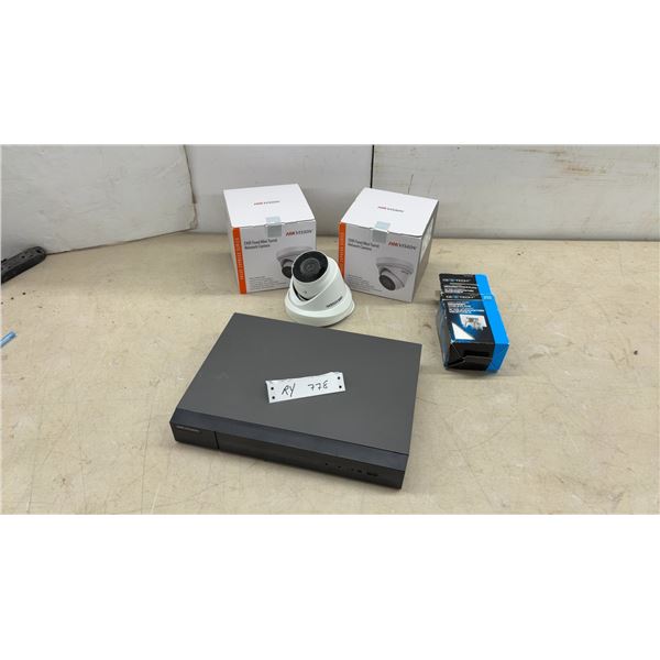 Hikvision 8-Channel PoE NVR with EXIR Fixed Mini Turret 4MP Network Cameras and More