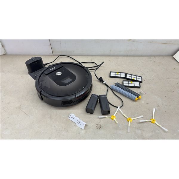 iRobot Roomba 980 Robotic Vacuum with Charging Base, Virtual Walls, Extra Brushes, Filters, and