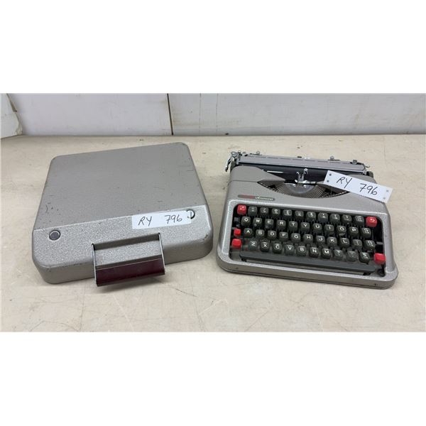 Vintage Empire Aristocrat Portable Typewriter with Carrying Case