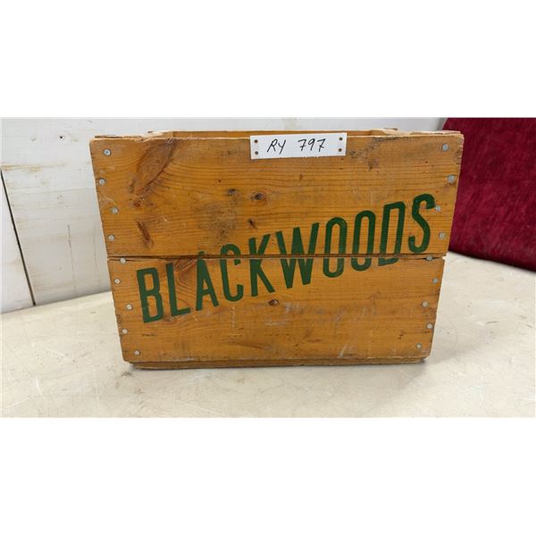 Blackwoods Beverages (1965) Ltd. Wooden Beverage Crate, Winnipeg, Manitoba