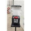 Image 3 : Gum Ball Candy Vending Machine with Zigzag Globe, 25-Cent Mechanism, Key, 46" Tall on Pedestal Base