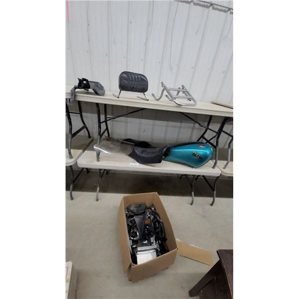 82 Yamaha Virago XV 920 Fuel Tank, Seat, Backrest, Luggage Rack, and More