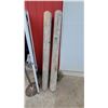 Image 1 : Two Reclaimed Wooden Utility Poles 7' long7" Diameter