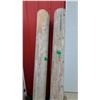 Image 2 : Two Reclaimed Wooden Utility Poles 7' long7" Diameter