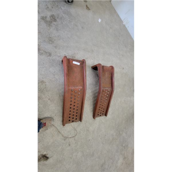 Pair Metal Car Ramps