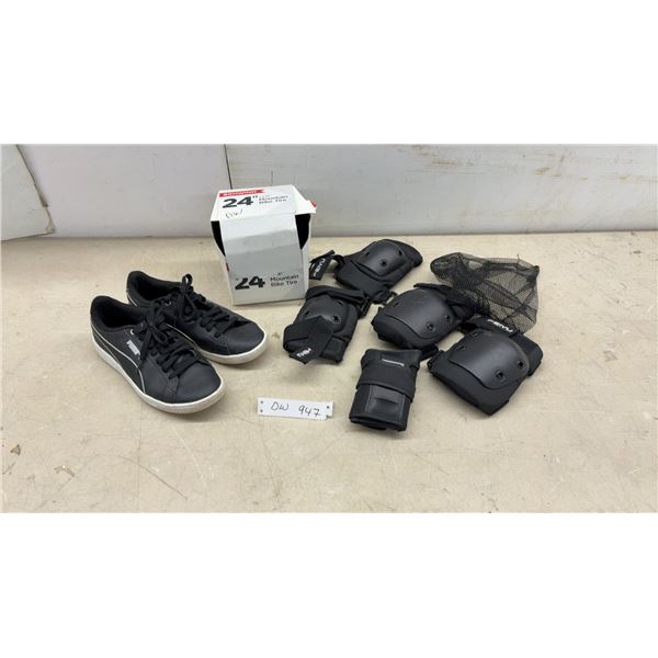 Puma Smash v2 L Women's Sneakers Size 8, Schwinn 24" Mountain Bike Tire, and More