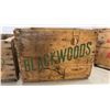 Image 6 : Vintage 7UP and Blackwoods Wooden Beverage Crates with Coca-Cola and Hires Bottles and More