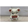 Image 5 : Lefton Mr. and Mrs. Bear Ceramic Cookie Jar, White with Hand-Painted Details