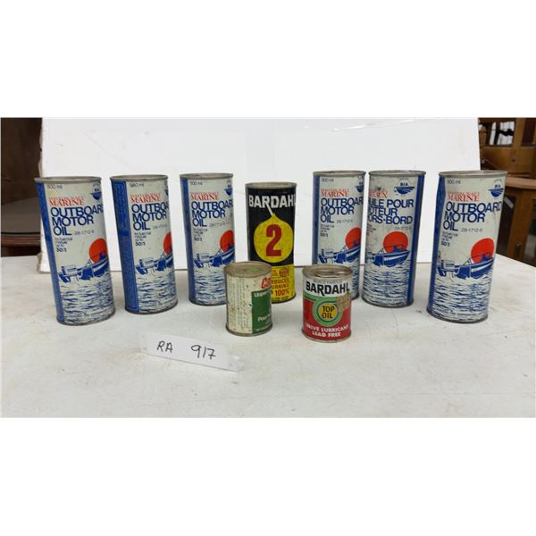 Mastercraft Marine Outboard Motor Oil 500ml Cans, Bardahl Oil Cans, and More, All with Product