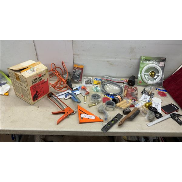Mastercraft Chimney, BBQ Hose, Trouble Light, Reflectors, Hardware and More