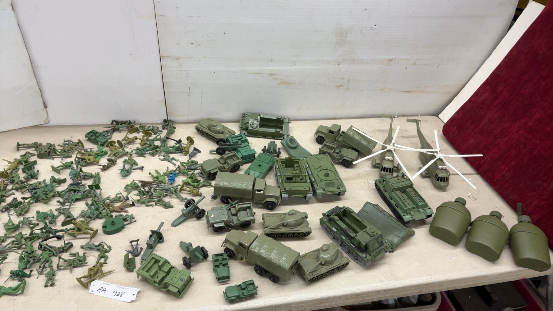Vintage Tim Mee Toys Plastic Army Men, Tanks, Trucks, Helicopters ...
