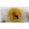 Image 3 : Yellow Polypropylene Rope Assortment, Twine, Plastic Tablecloth, and More