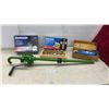 Image 1 : Mastercraft Hawkeye Laser Level Kit, 16-Piece Forstner Bit Set, Barrel Pump, and More