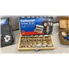 Image 3 : Mastercraft Hawkeye Laser Level Kit, 16-Piece Forstner Bit Set, Barrel Pump, and More