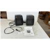 Image 1 : Two Airworks CH2700C PTC Ceramic Portable Electric Heaters with Manual