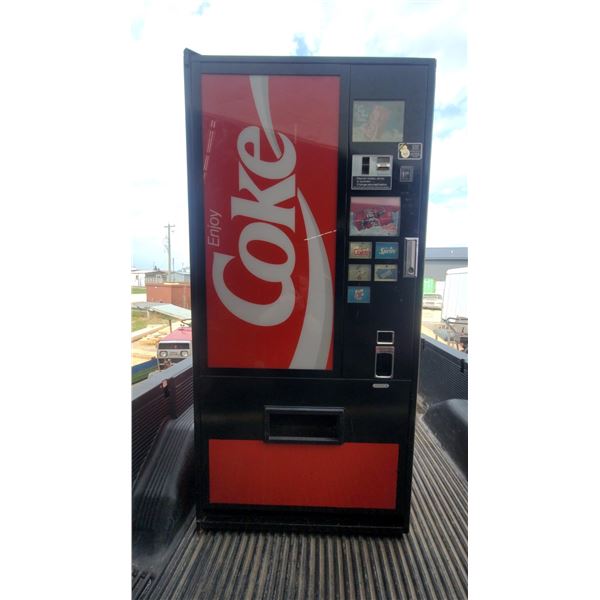 Coca-Cola Cold Drink Vending Machine, Late 1990s to Early 2000s, 6-8 Selections