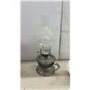 Image 5 : Abalone Shell Lamp, Metal Oil Lamp with Glass Chimney, and Milk Glass Lamp Shade