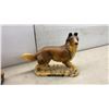 Image 3 : Chalkware Rearing Horse, 16" Tall, Lassie Collie, and Dog Bookends