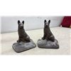 Image 4 : Chalkware Rearing Horse, 16" Tall, Lassie Collie, and Dog Bookends
