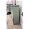 Image 2 : Vintage Painted Wood Two-Door Cabinet, 38 x 31 x 14"