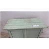 Image 6 : Vintage Painted Wood Two-Door Cabinet, 38 x 31 x 14"