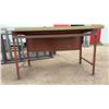Image 5 : Industrial Wood Top and Metal Frame Workbench, 32 x 31 x 48"