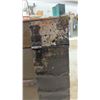 Image 5 : Antique Flat-Top Steamer Trunk with Canvas Exterior and Metal Hardware, 21 x 19 x 36"