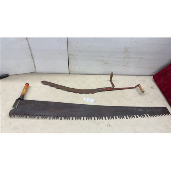 One-Person Crosscut Saw and Hay Saw